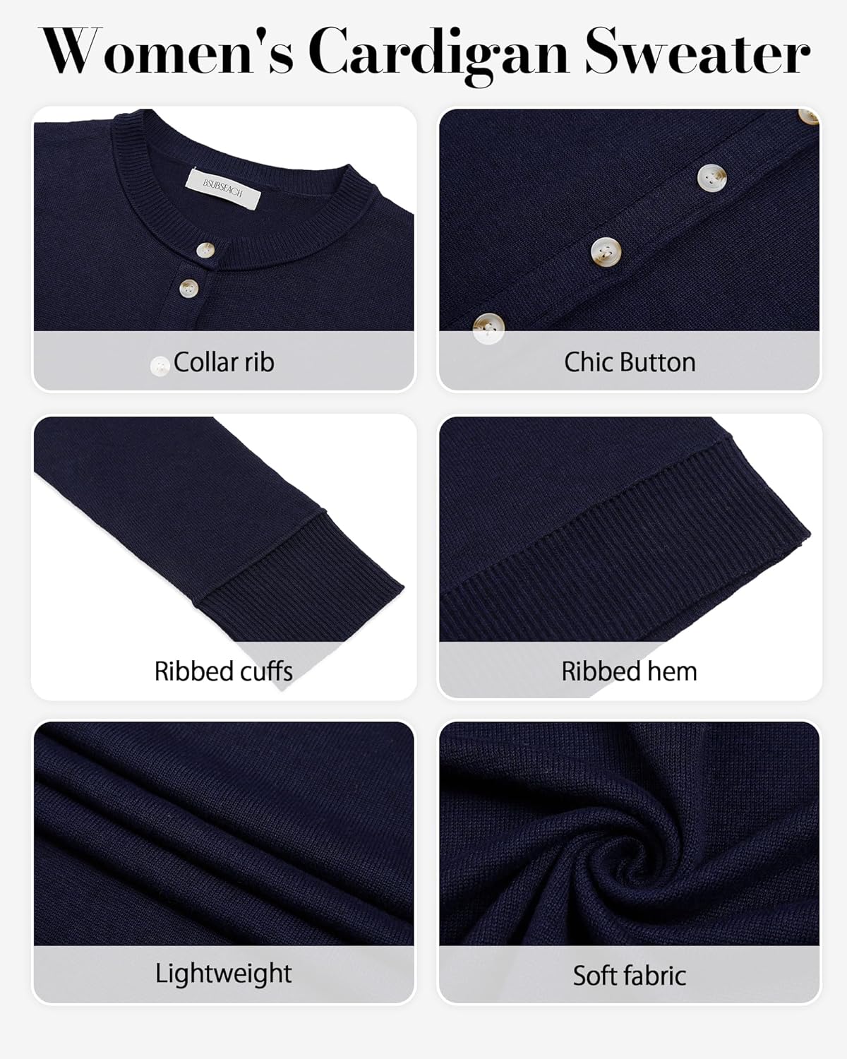 Bsubseach Striped Cropped Cardigan Sweater for Women Lightweight Jacket Trendy Fall Outfits Spring Clothes Sweatshirts - Image 6