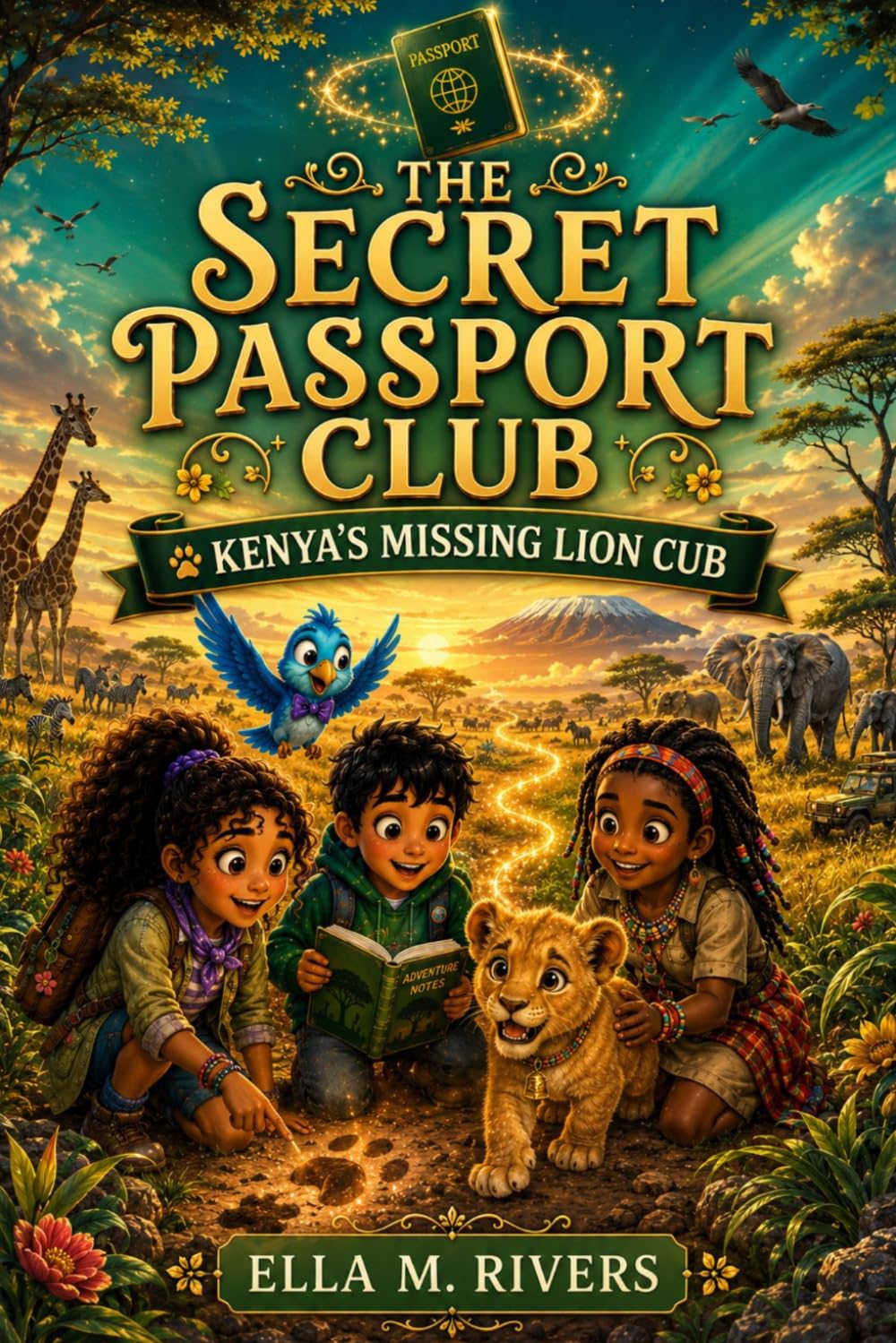 THE SECRET PASSPORT CLUB: Kenya's Missing Lion Cub