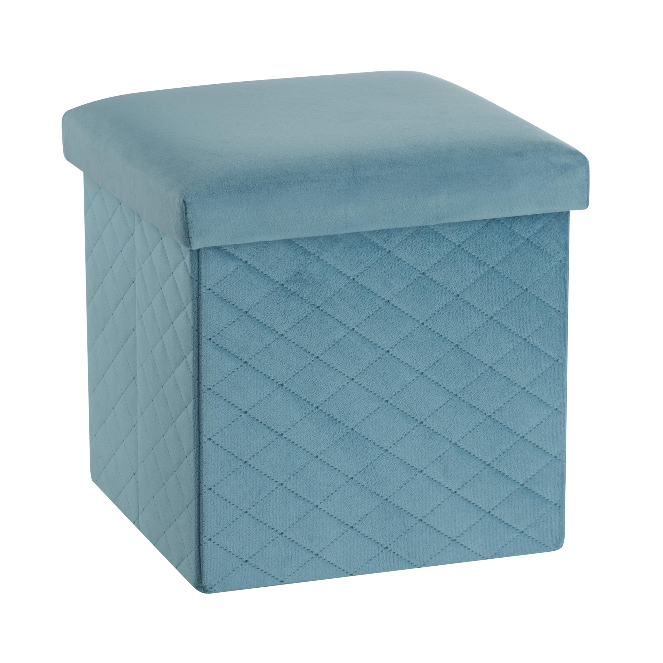  Baroni Home Petrol Blue Velvet Folding Storage Cube Pouf per Camera e Sala da Pranzo
| Baroni Home Pouf Padding Rosso P