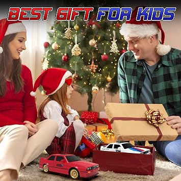 Remote Control Cars 1:16 Scale RC Drift Car 2.4Ghz 30KM/H High Speed 4WD RTR Racing Car with Drift Tires LED Lights+8WD All-Terrain Gesture Sensing Stunt RC Cars RTR Climbing Robot Dogs with Music