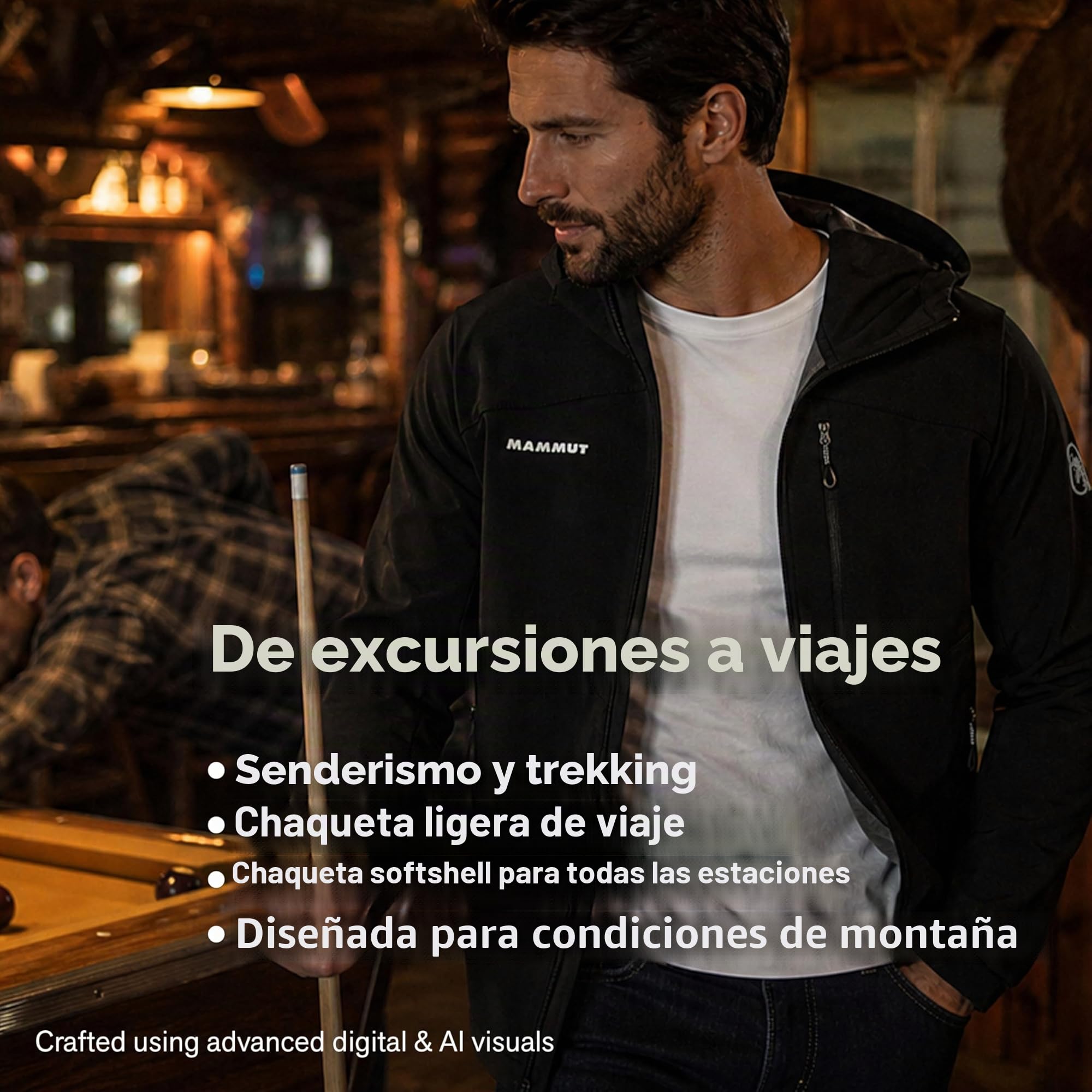 Mammut Outdoor Softshell Hooded Jacket Chaqueta Softshell Hombre