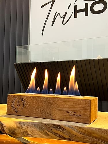 Miniatura 1 de Chimenea de mesa, chimenea de mesa hecha a mano, chimenea de bioetanol, chimenea de madera, chimenea, regalo del día de San Valentín