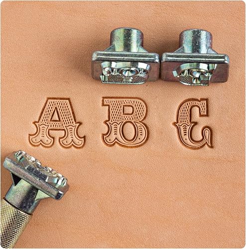 Tandy Leather Craftool 3/4" (19 mm) Leather Art Alphabet Set 8145-00