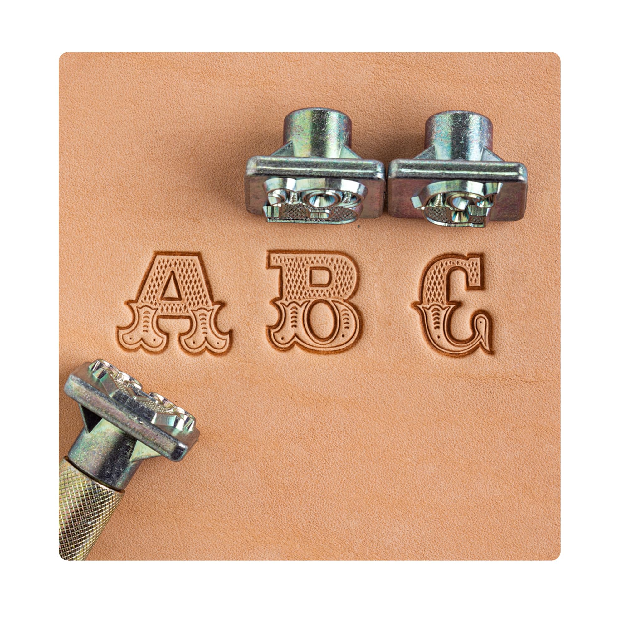 Tandy Leather Craftool 3/4" (19 mm) Leather Art Alphabet Set 8145-00-picture-32