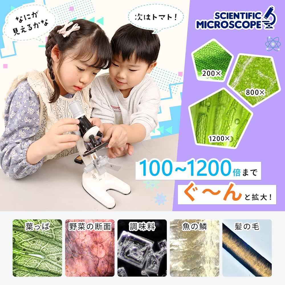 Amazon.co.jp: [MRG][夏休みの自由研究に] 顕微鏡 おもちゃすぐ