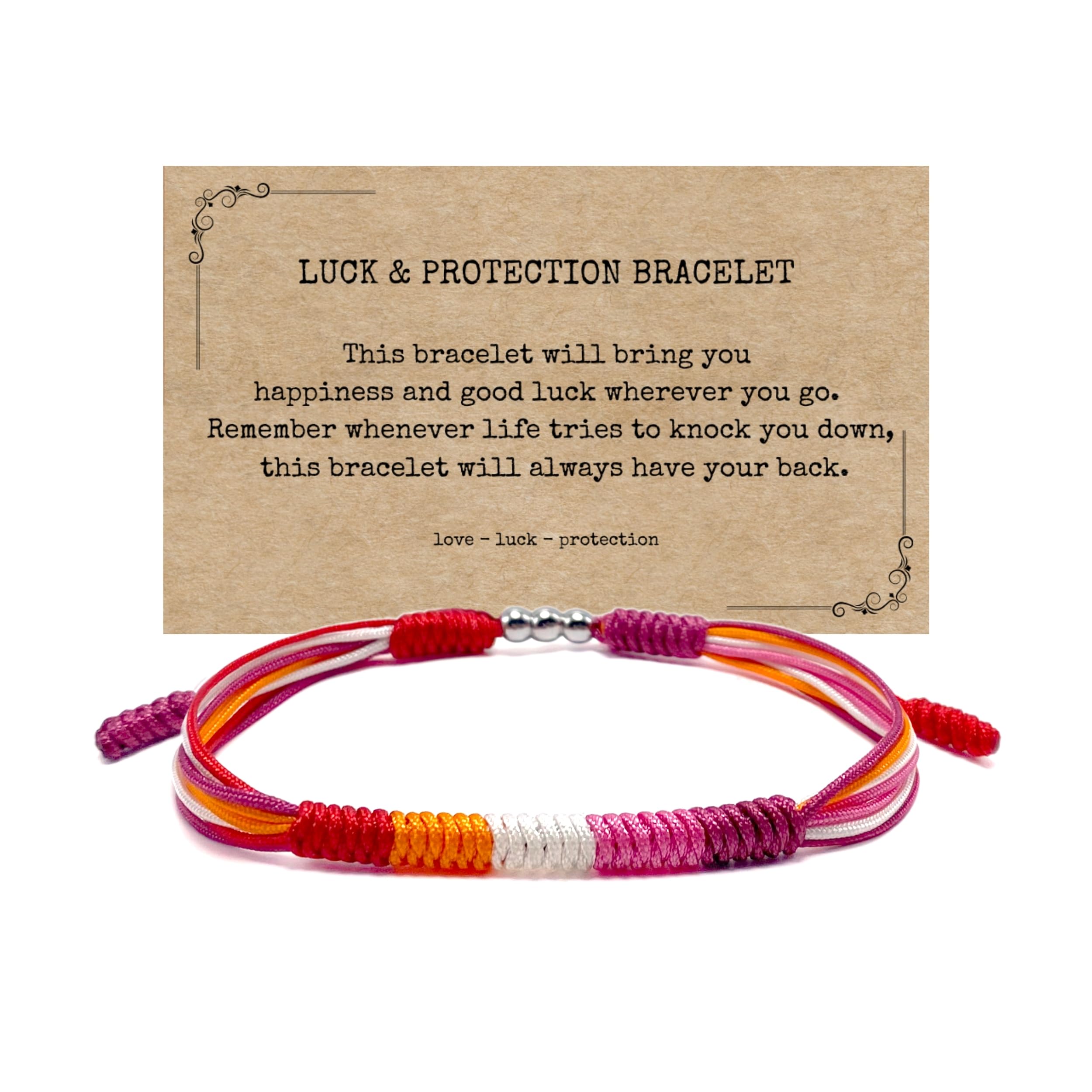 LAMIBEE LGBTQIA Pride, Bisexual, Pansexuality, Asexual, Lesbian, MLM Progress Flag Code Bracelet, Boho Style Rope Women Men Thread for Him Her, Pride Month