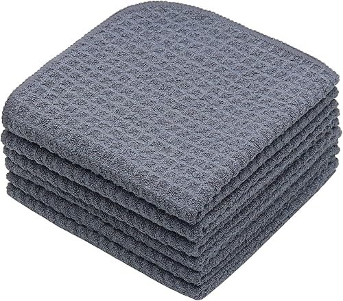 Mia'sDream Trapos de limpieza de microfibra para cocina, trapos de cocina de tejido gofre, trapos de cocina de secado rápido, paños de cocina para