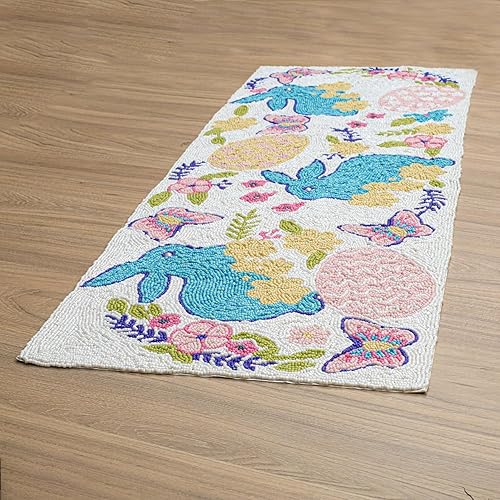 Miniatura 8 de Camino de mesa con cuentas de 36 pulgadas, camino de mesa brillante, camino de mesa decorativo, decoración de granja, camino de mesa rústico con