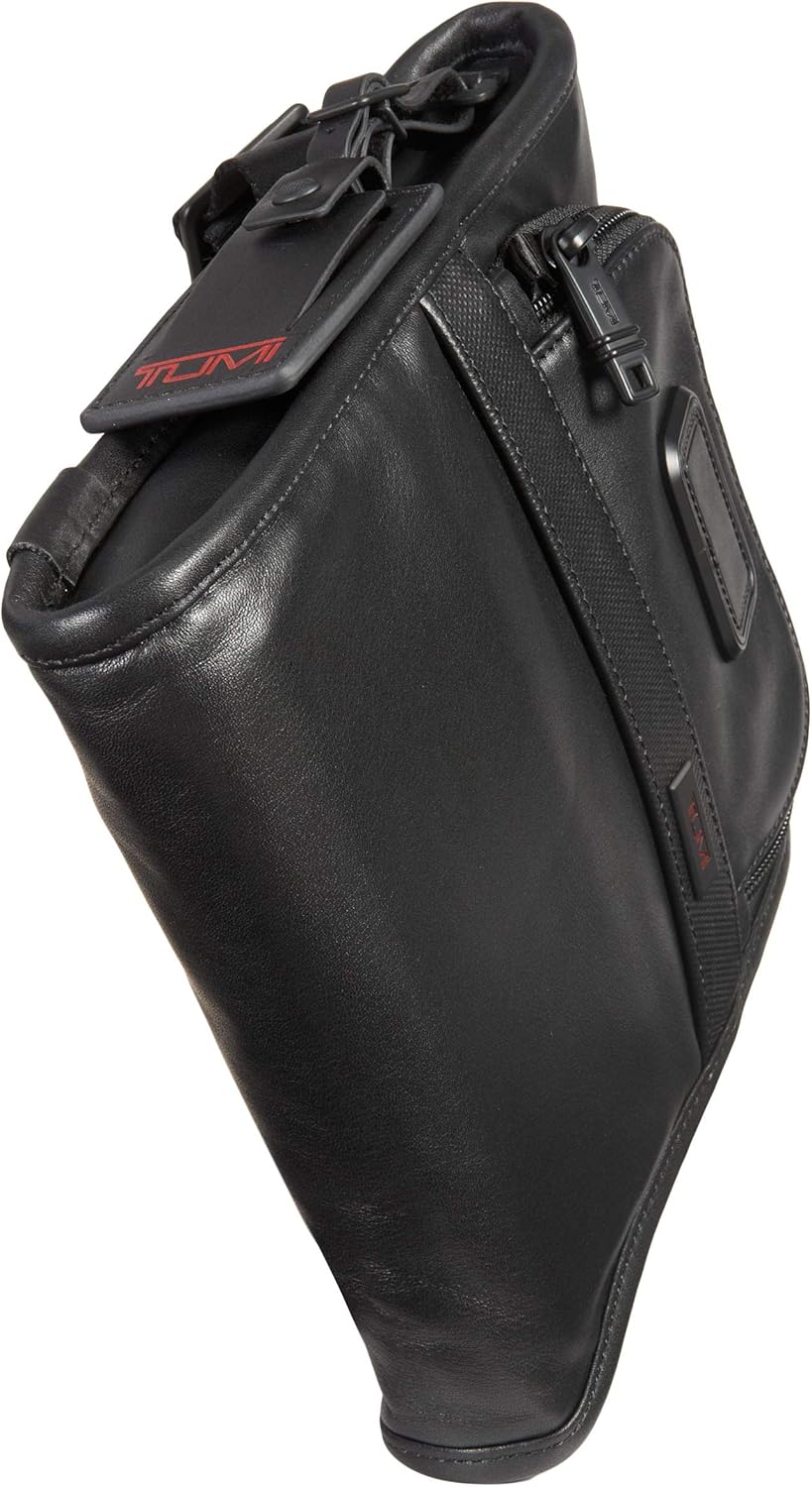 tumi black purse