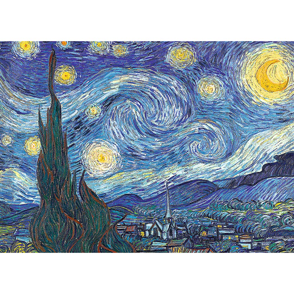 Trefl, Puzzle, La Noche Estrellada, Vincent Van Gogh, de 1000 Piezas, Colección de Arte, Adultos y niños a Partir de 12 años - 3