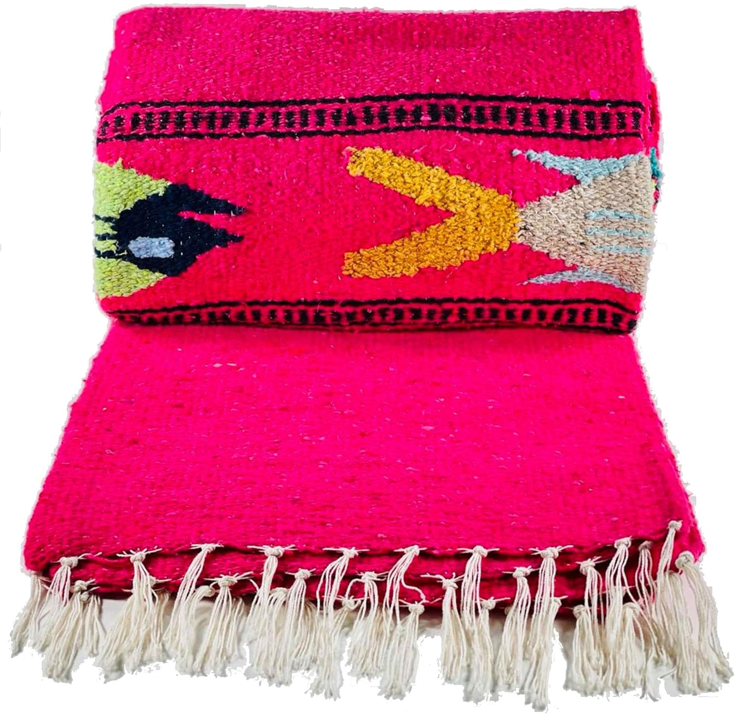 Baja Trader Serape, Mexican Blanket, Yoga Mat, Camping