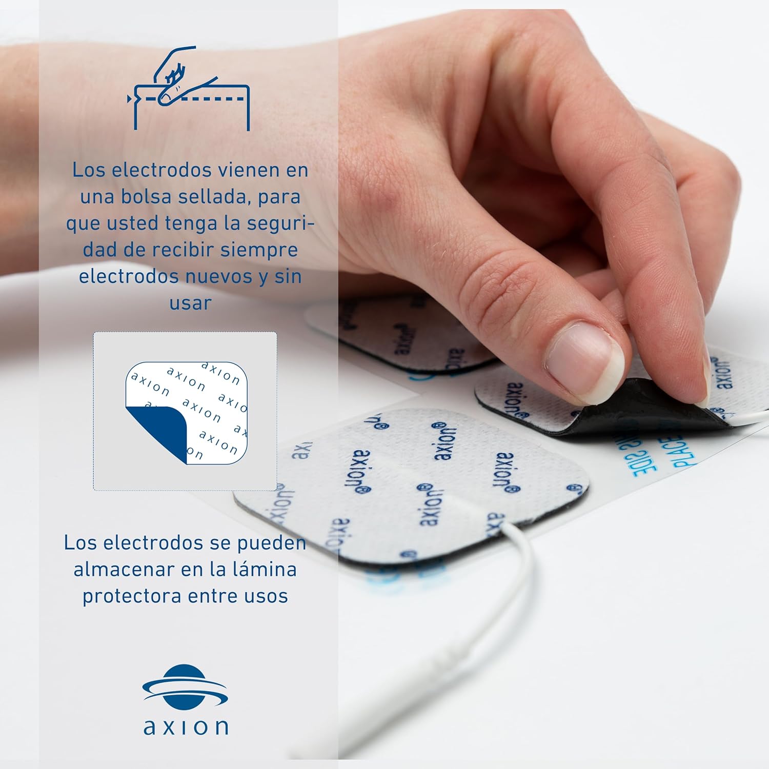 Storing electrodes on protective film