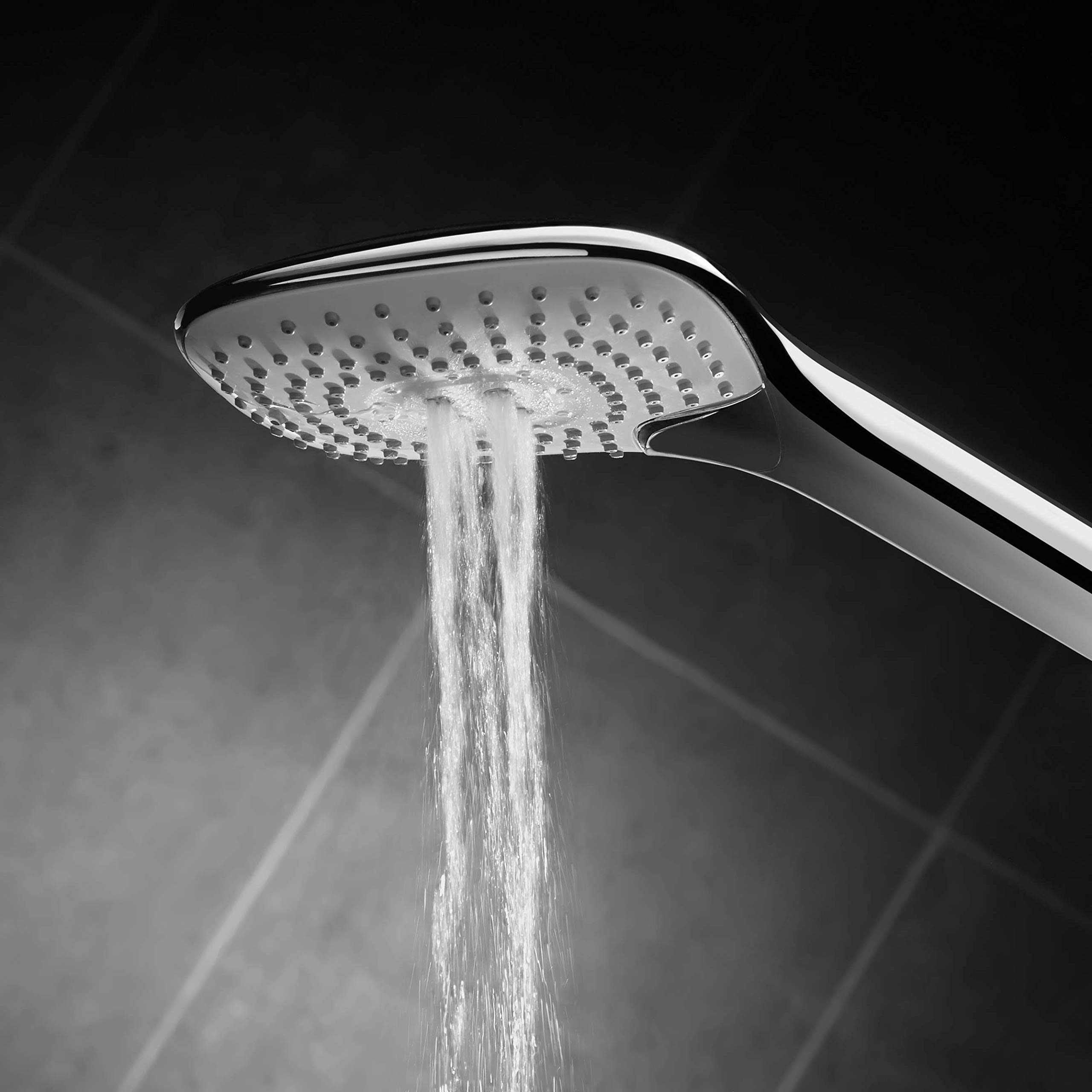 Ideal Standard B1764AA Idealrain EVO JET Diamond Asta doccia con doccetta a 3 funzioni, asta murale da 900 mm, cromato
