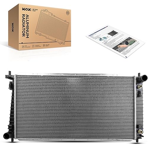 KAX CU2257 Engine Cooling Radiator, Compatible with 1999-2002 Expedition, 1999-2003 F-150, F-250, 1999-2003 F-250/F-350 Super Duty, 1999-2001 Navigator