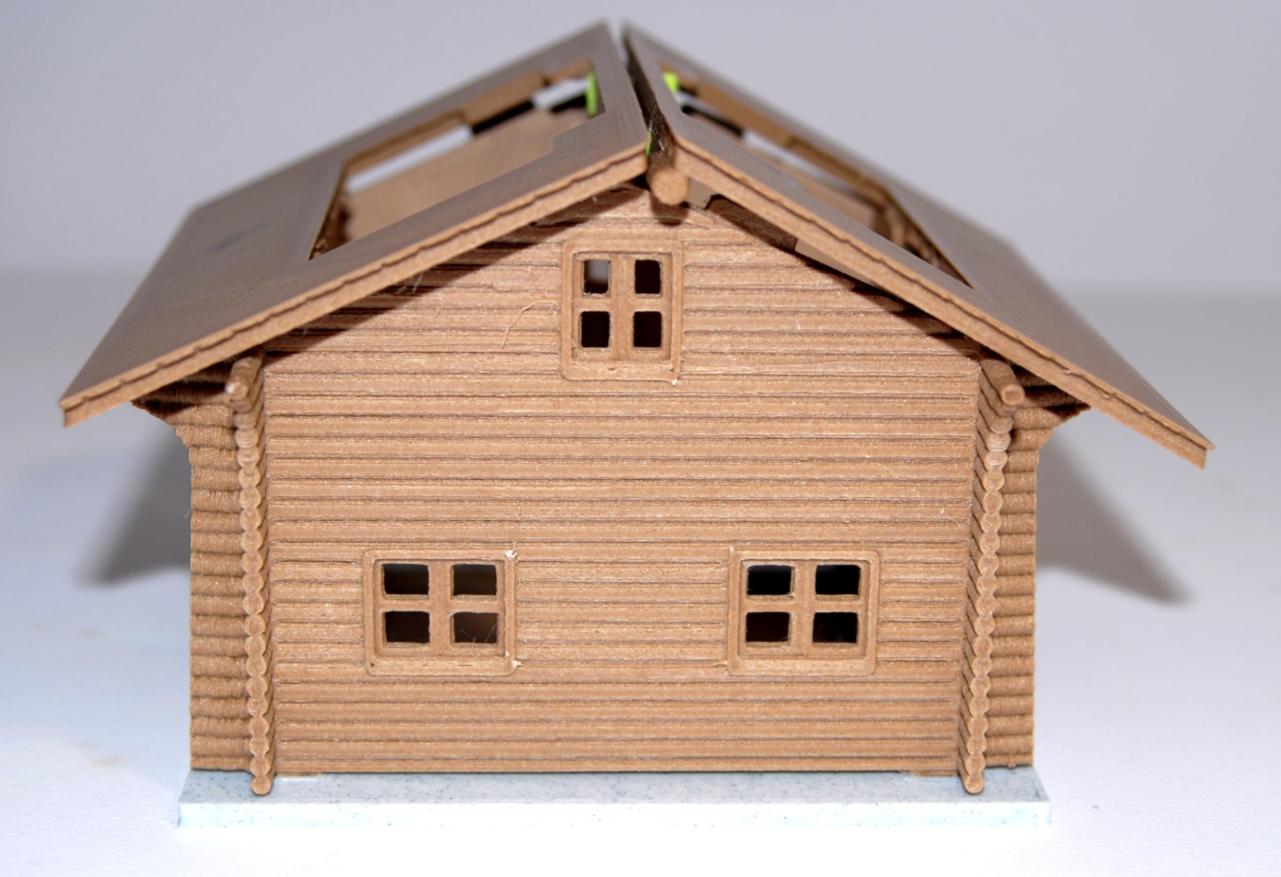 3 X Mod&egrave;le B&acirc;timents Villa Appartement Maison 1:800 : Type A Type B Type C E