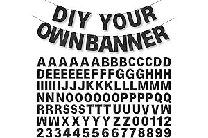 DIY Banner Kit with Letters
