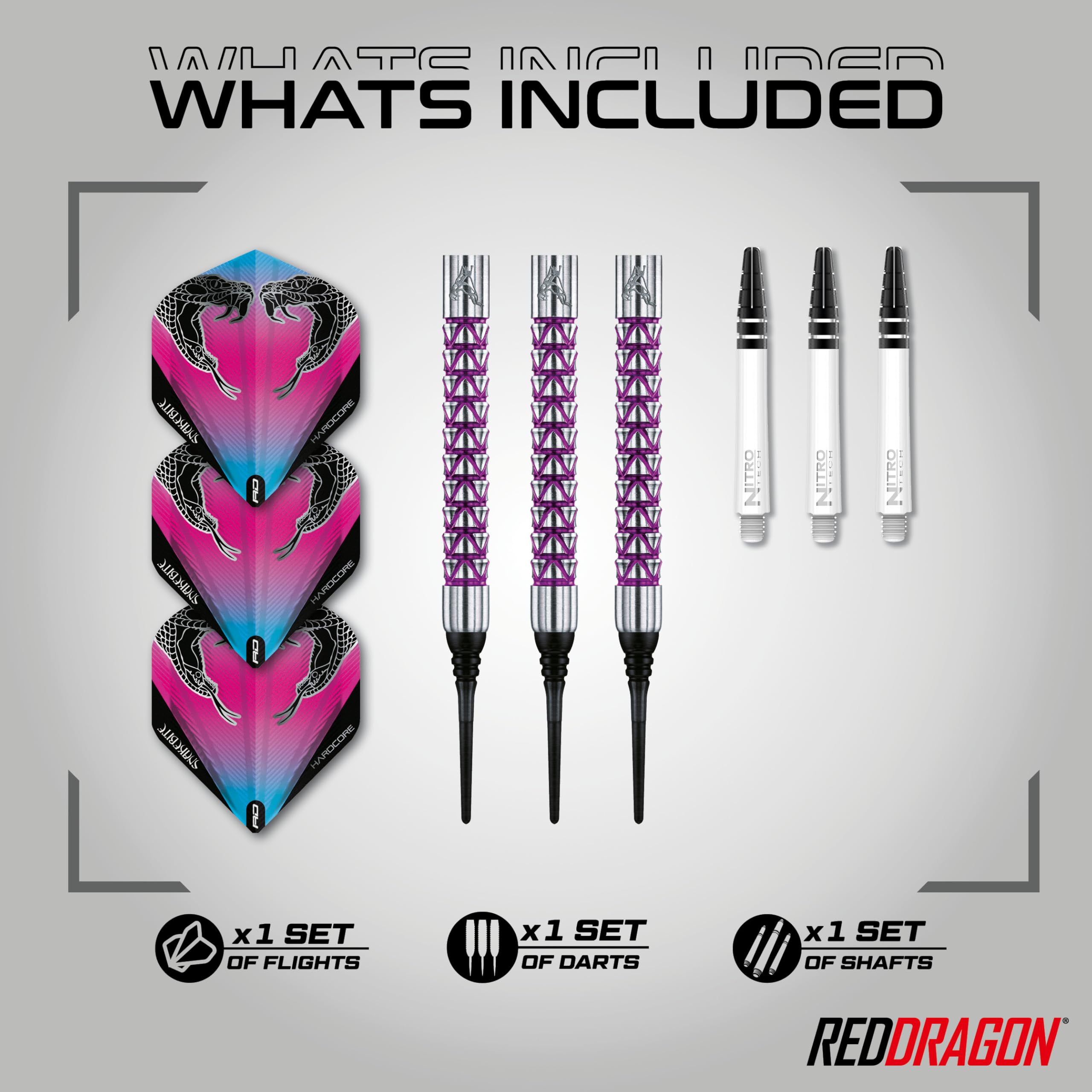 Amazon.co.jp: Red Dragon Peter Wright Snakebite Vyper Softip: 22