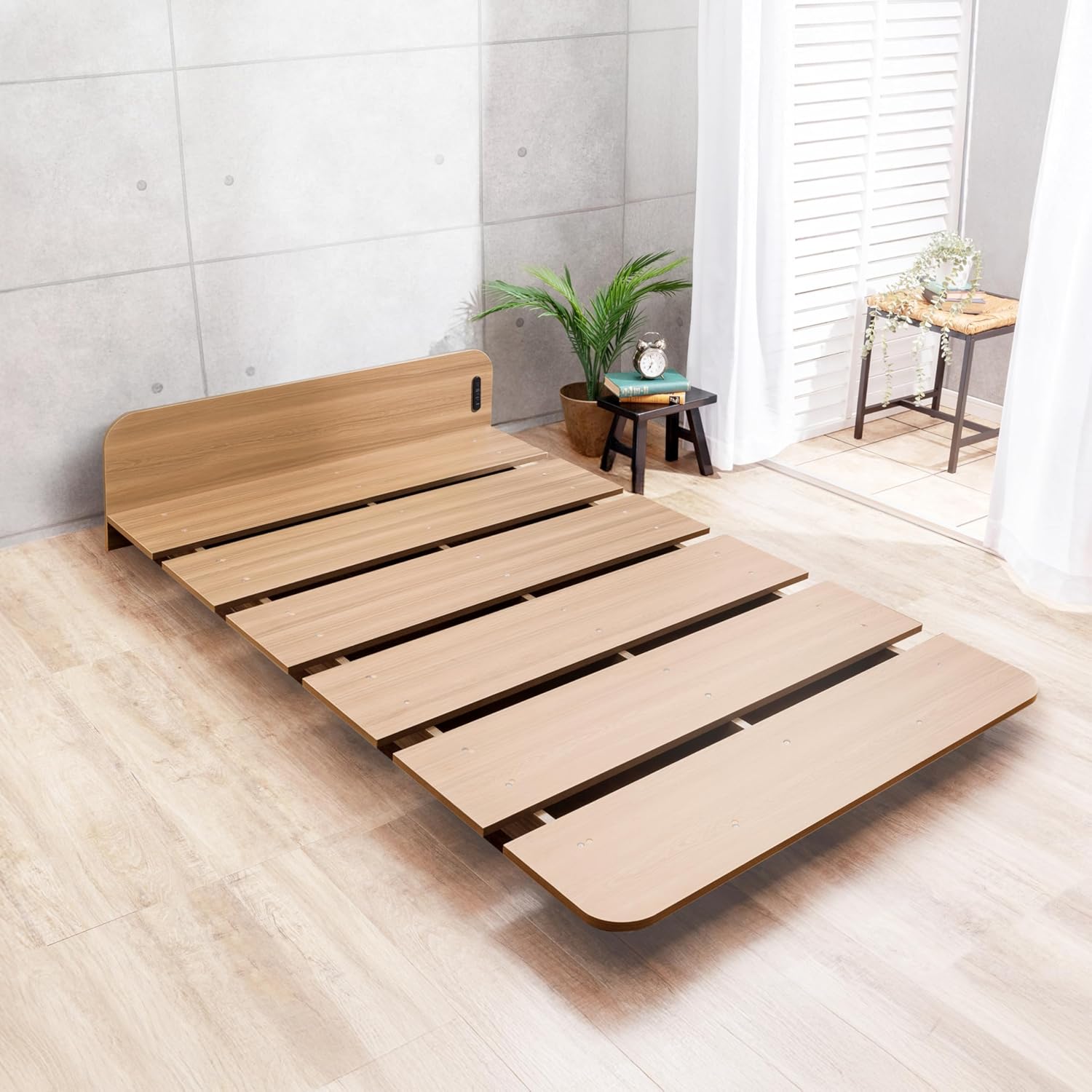 引き取り限定‼️ 未使用に近い‼️ ニトリ　システムベッド　ロータイプ　木製 引き取り限定‼️ 未使用に近い‼️ ニトリ システムベッド ロータイプ