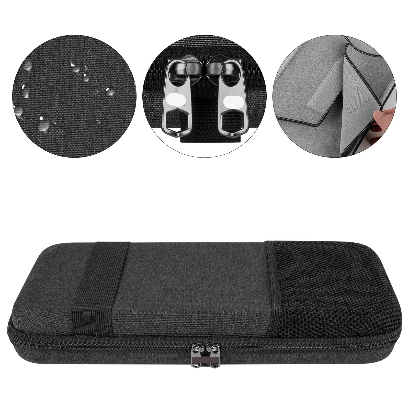 Custodia per Tastiera Custodia for Tastiera con Borsa di Supporto for poggiapolsi for tastiere da Gioco a 87 Tasti Borsa da Viaggio Rigida