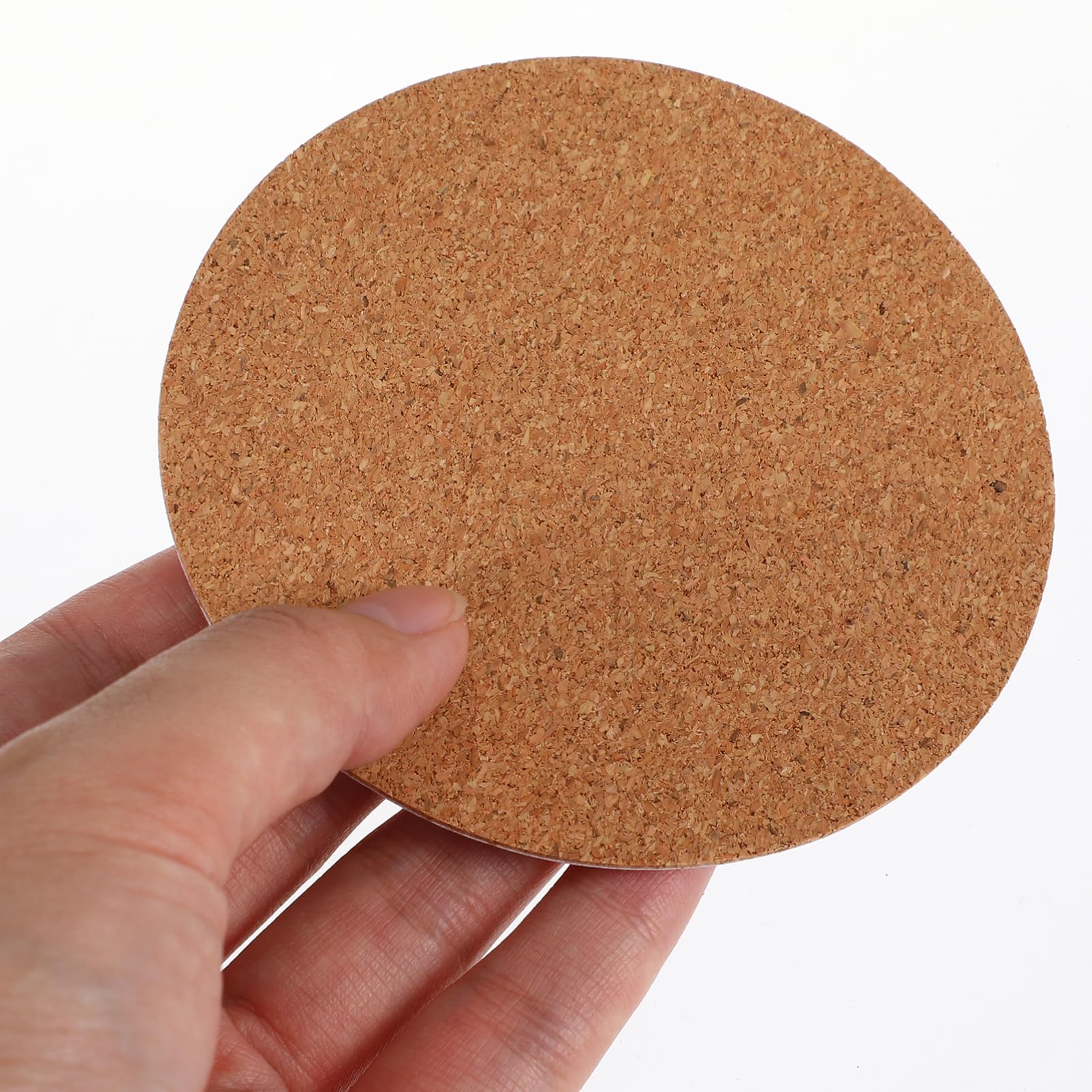 5 Sätze Untersetzer Aus Kork Tassenpads Für Zu Hause Runde Schalenmatten Tassenuntersetzer Für Die Küche Kaffee-untersetzer Für Zu Hause Saugfähiger Kork Light Brown 60 Stück * 5