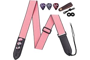 Hello Kitty Guitar Strap-Acoustic Electric Starp Bass Guitar Strap.