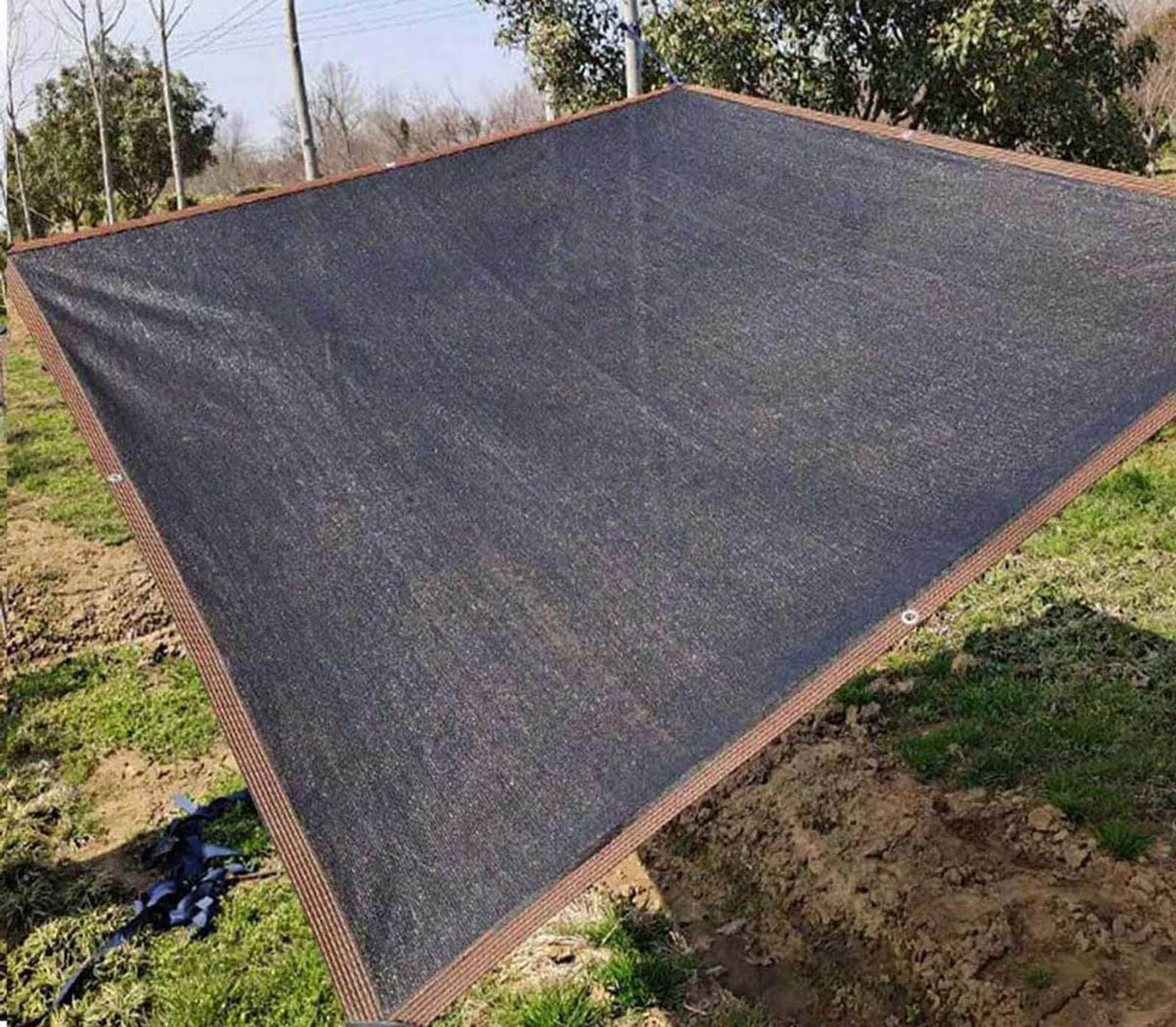 Voile d'ombrage rectangulaire anti UV pour stopper la chaleur sur la terrasse