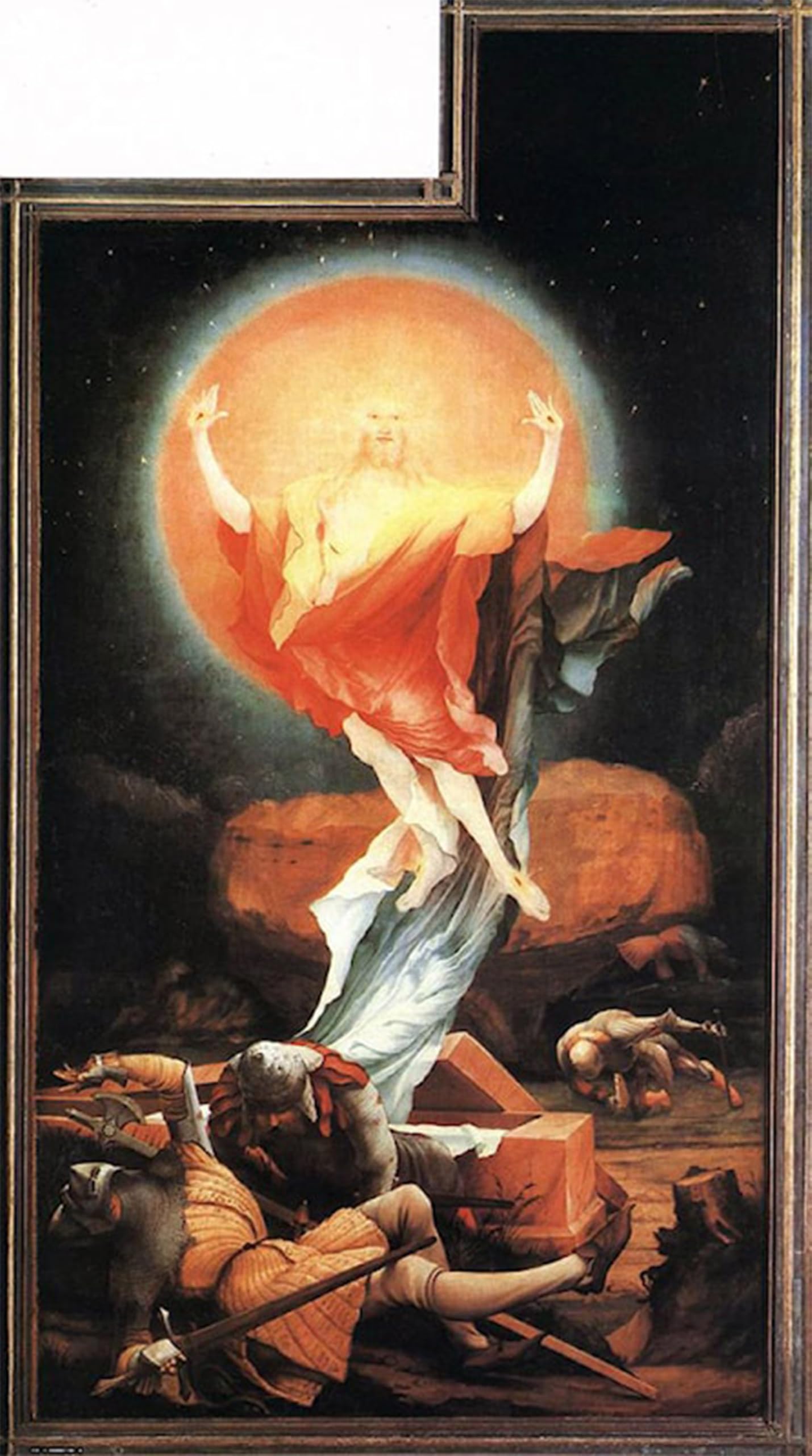ARTXLXXBN Famous Painting Art Wall Decor Abstract Art Picture the Resurrection by Matthias Grunewald Animal Pictures for Home Decor 60x90cm