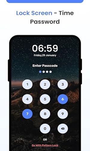 Lock Screen Password Time