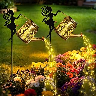 X-PREK Solar Lights Outdoor Waterproof, Fairy Solar Garden Lights Outdoo...