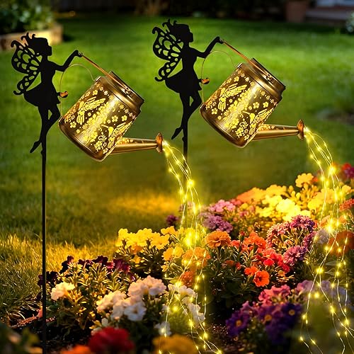 X-PREK Solar Lights Outdoor Waterproof, Fairy Solar Garden Lights Outdoor