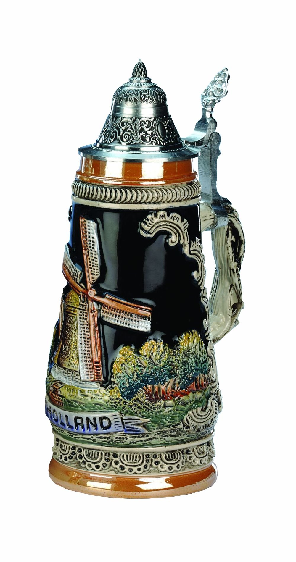 KING Jarra de cerveza alemana Holanda, jarra 0,5 litros