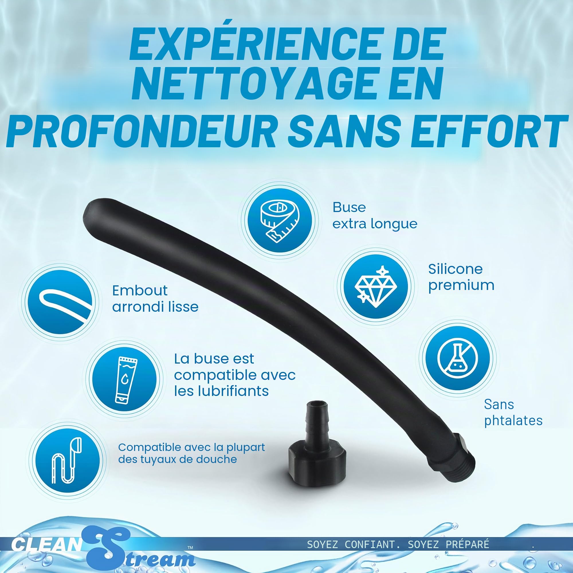 CleanStream Buse de Confort Douche