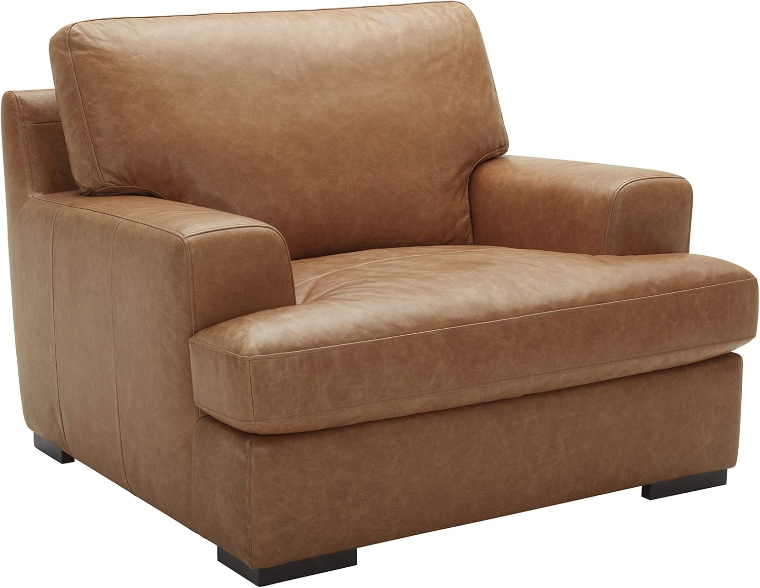 Amazoncom Amazon Brand Stone Beam Lauren Genuine Leather Down Filled Oversized Living Room Accent Armchair Amazoncom Amazon Brand Stone Beam Lauren Genuine Leather Down Filled Oversized Living Room Accent Armchair