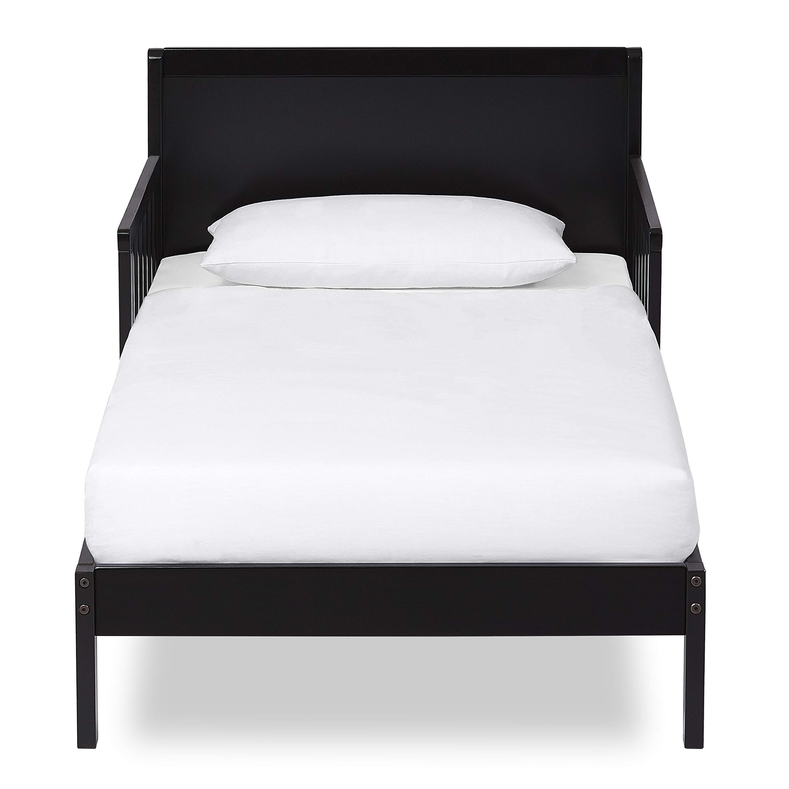 Dream On Me Brookside Toddler Bed in Black, Greenguard Gold Certified