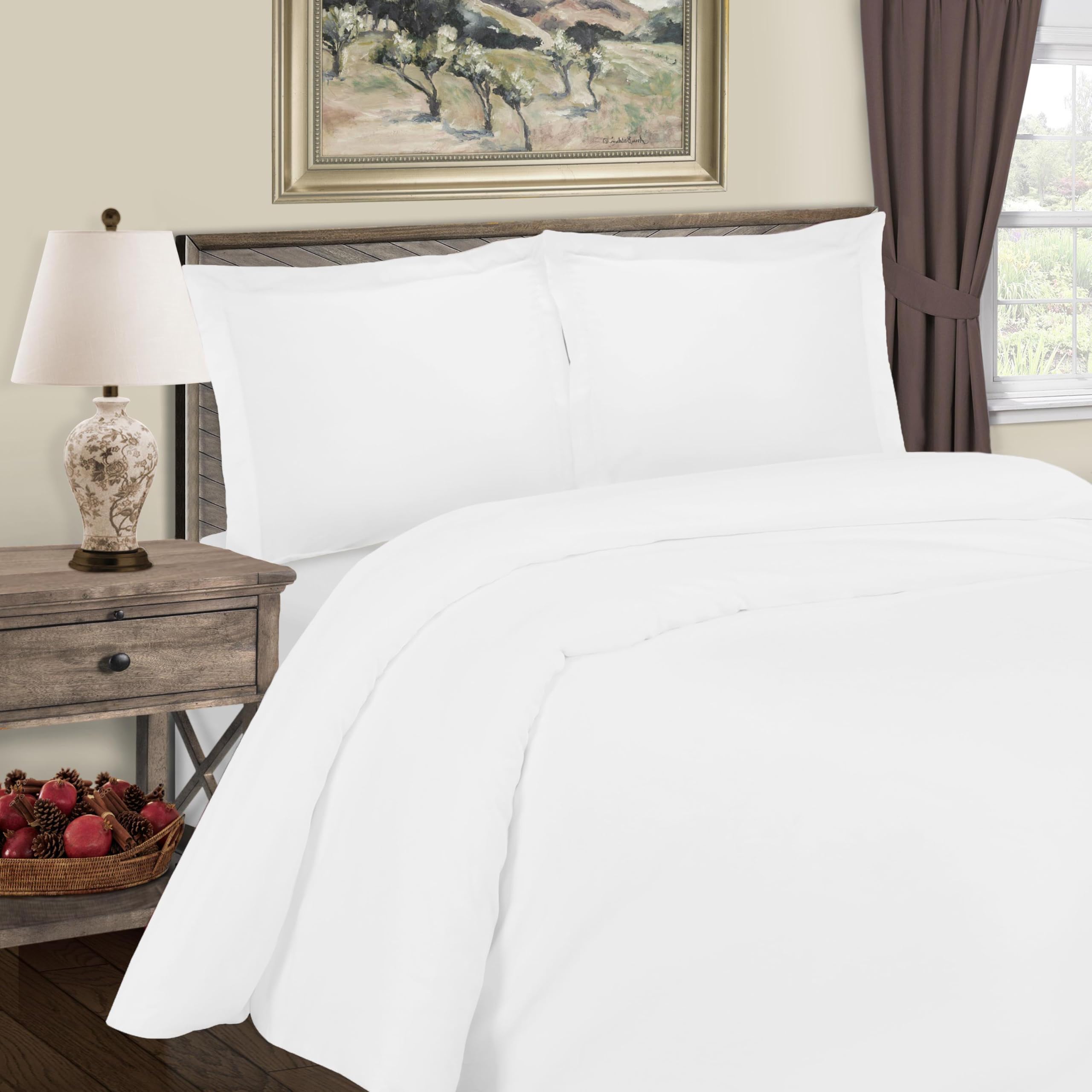 Housse de couette surdimensionnée 800 fils en coton mélangé pour nuits douces