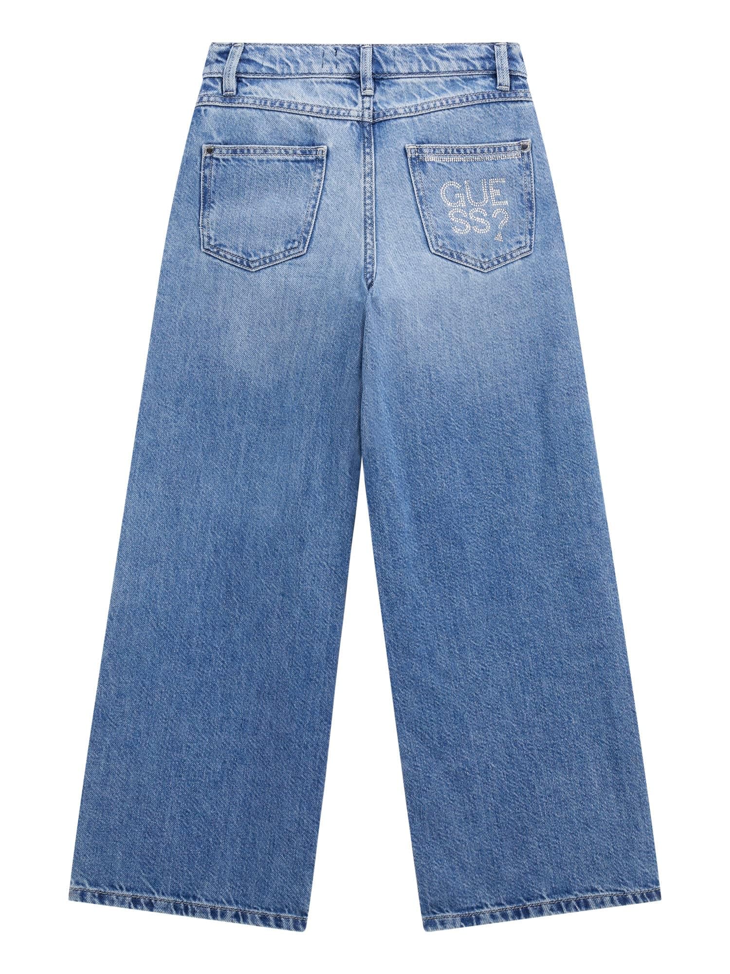 GUESS Jeans per Bambine e Ragazze Denim Lavato 14 Anni (164cm)