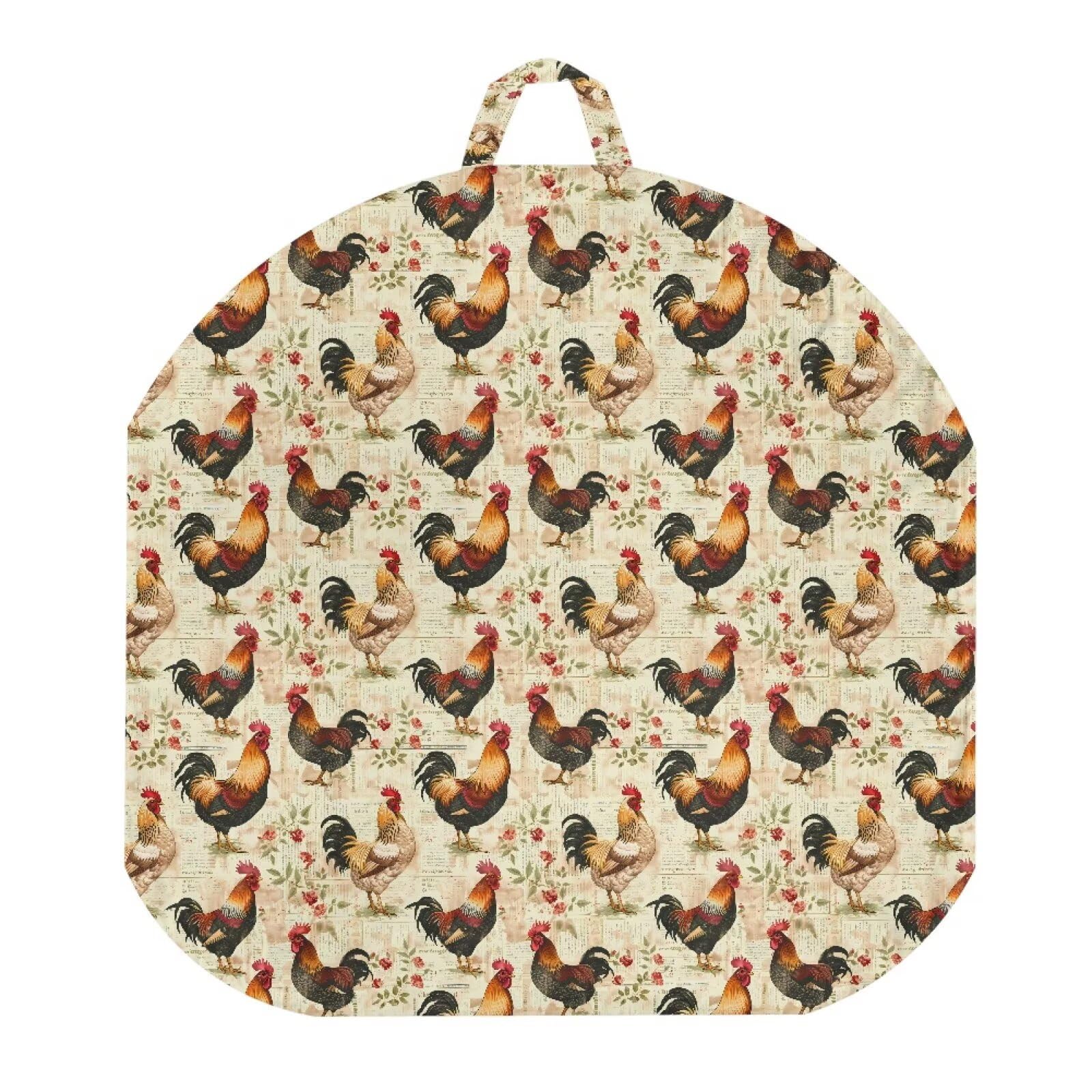 FUIALDOLG Baby Lounger Cover Breathable Newborn Lounger Cover,Soft Lounger Slipcover with Band for Boys Girls, Covers Only Home Decor Rooster Flower Series