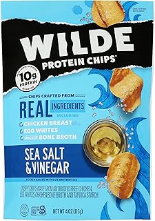 Wilde Snacks Chips Protein Seasalt Vingar 4 OZ