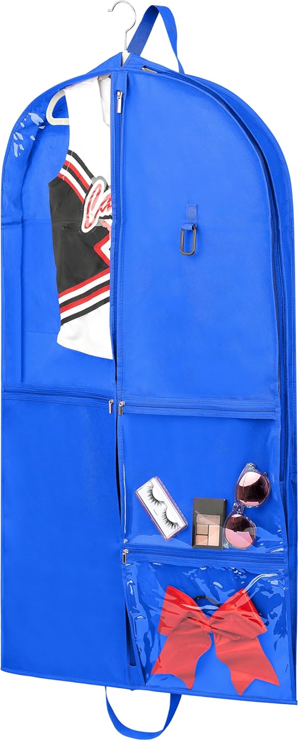 Knight Bag Company- 40 inch Garment Bag with PVC Pouches