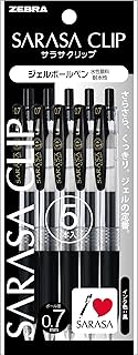 Zebra Technologies 1 X 5 Pens Sarasa Clip Gelink Ballpoint Pen 0.7Mm P-Jjb15-Bk5 Black