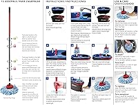 Vista 18 de O-Cedar RinseClean - Sistema de trapeador giratorio y cubeta Limpia con agua limpia Elimina el 99% de las bacterias