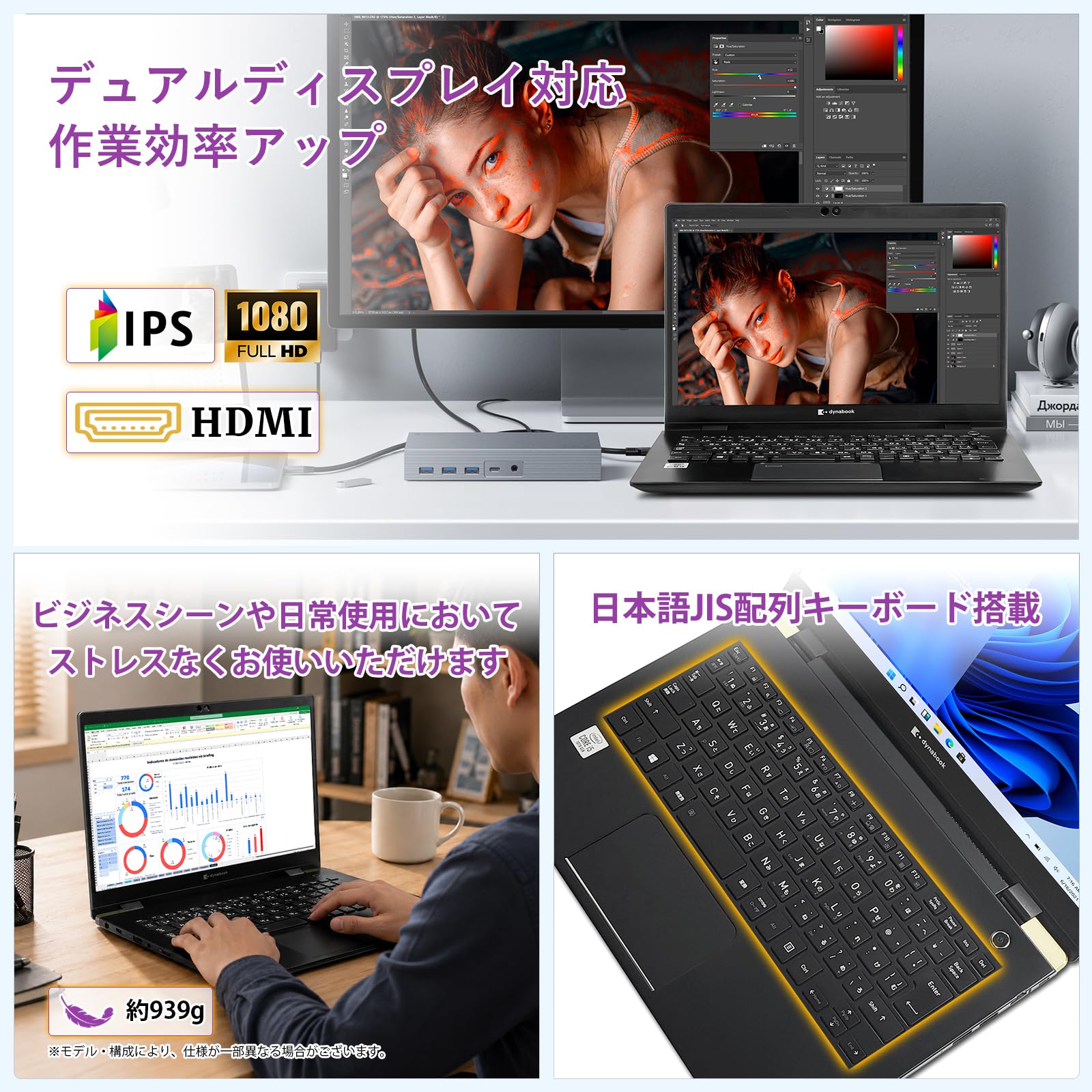 Amazon.co.jp: 【整備済み品】ノートパソコン 中古 Dynabook G83 13.3