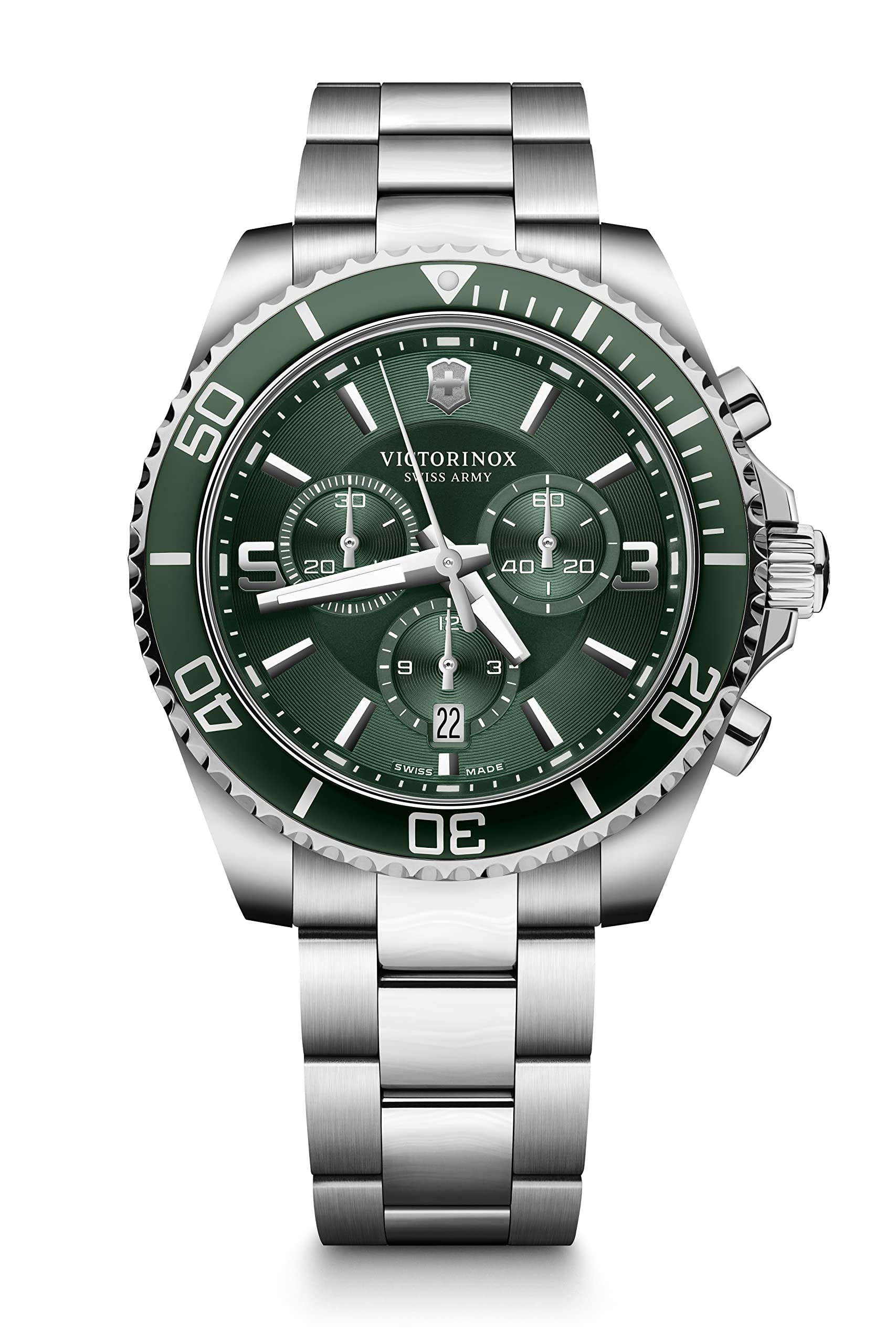 Victorinox Stainless Steel Men Swiss Army Maverick Chrono 241946 Victorinox Stainless Steel Men Swiss Army Maverick Chrono 241946