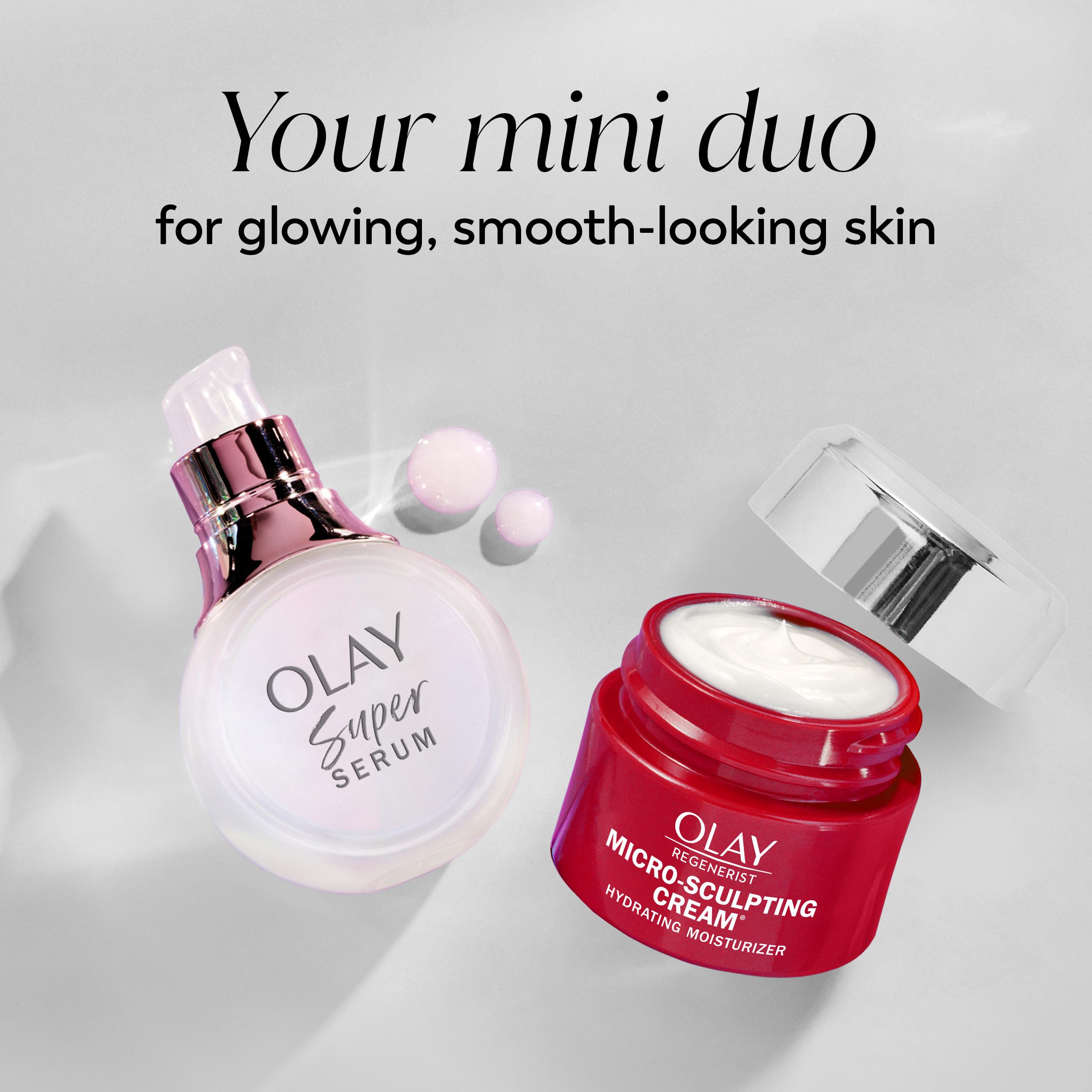 Olay Super Serum and Regenerist Micro-Sculpting Cream Mini Duo