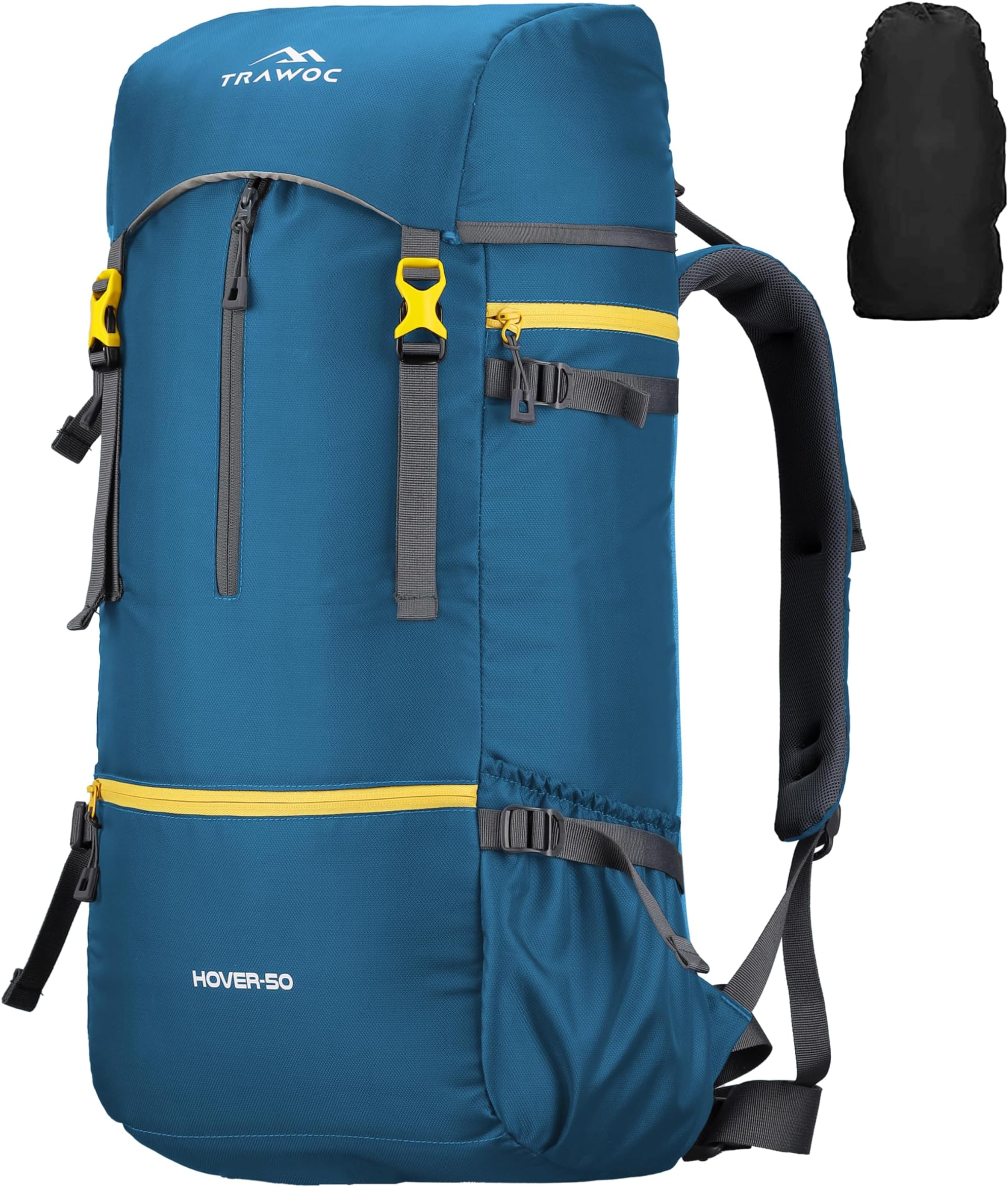 GLIDE 50 ltrs Rucksack Bag for Men & Women Travel Backpack for for Trekking & Hiking