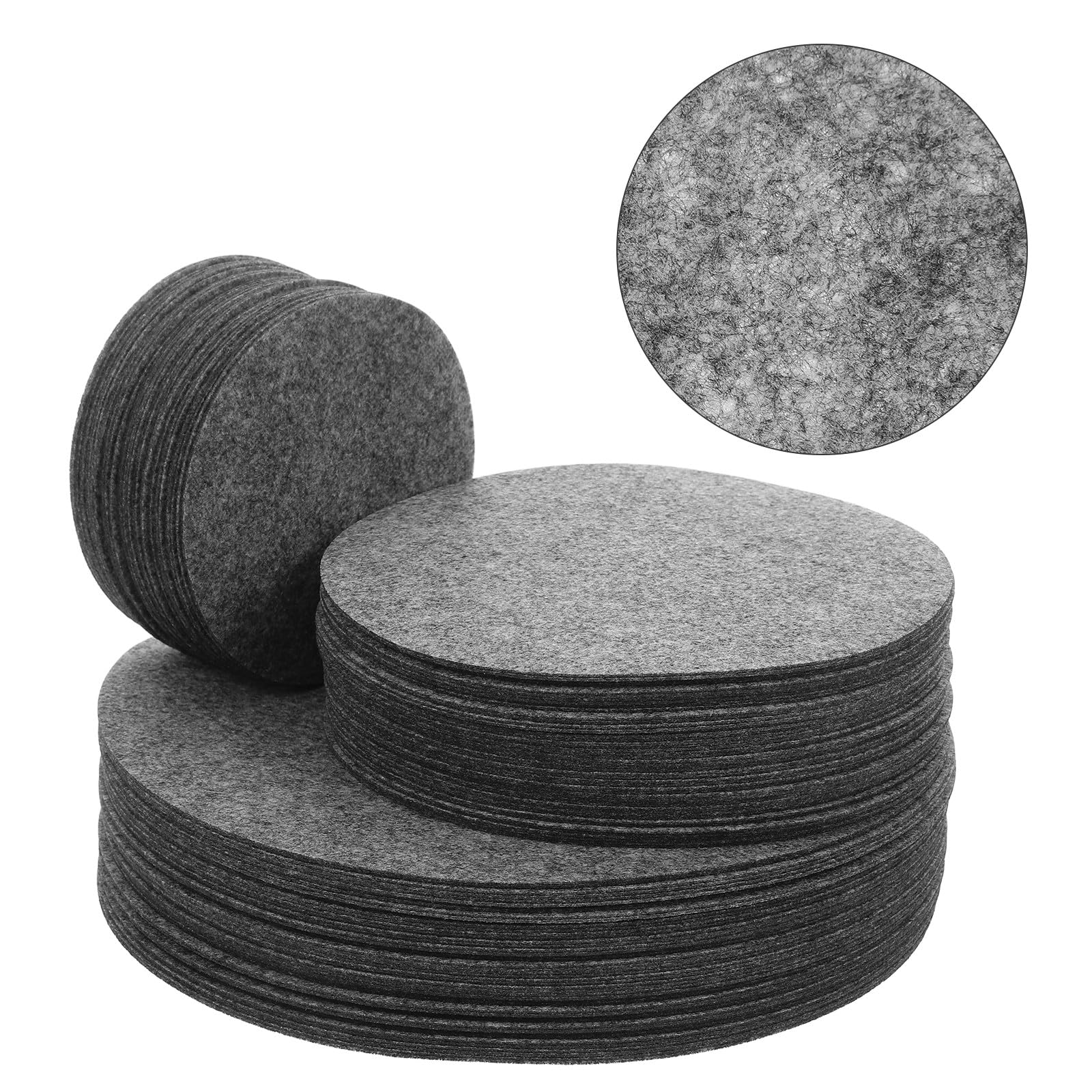 144 Protectores de Ollas y Sartenes de Fieltro Redondos para Cocina en Casa y Restaurante, Separadores de Platos para Evitar Arañazos y Almacenamiento Seguro