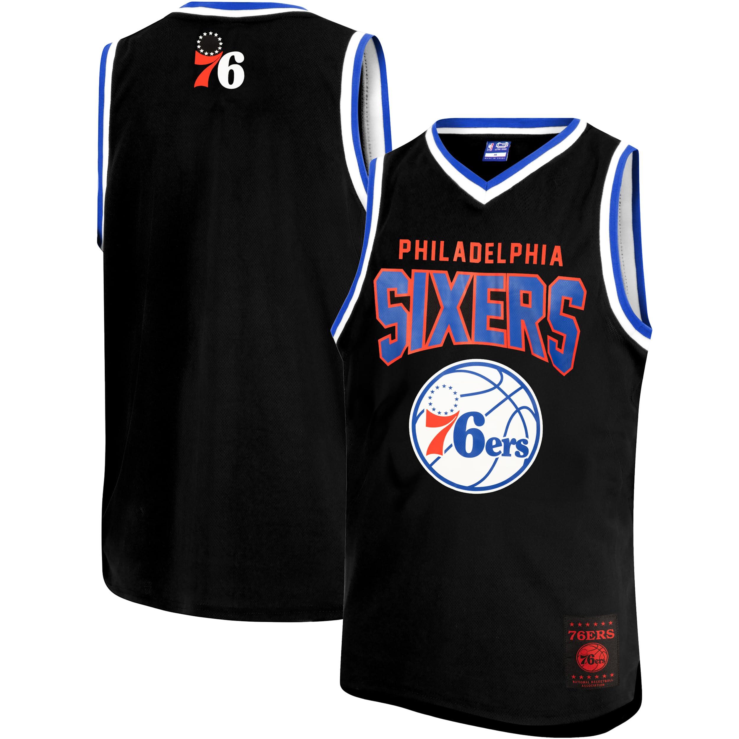Ultra Game Men's NBA Official Super Soft Sleeveless Tank Top Muscle T-Shirt - Black