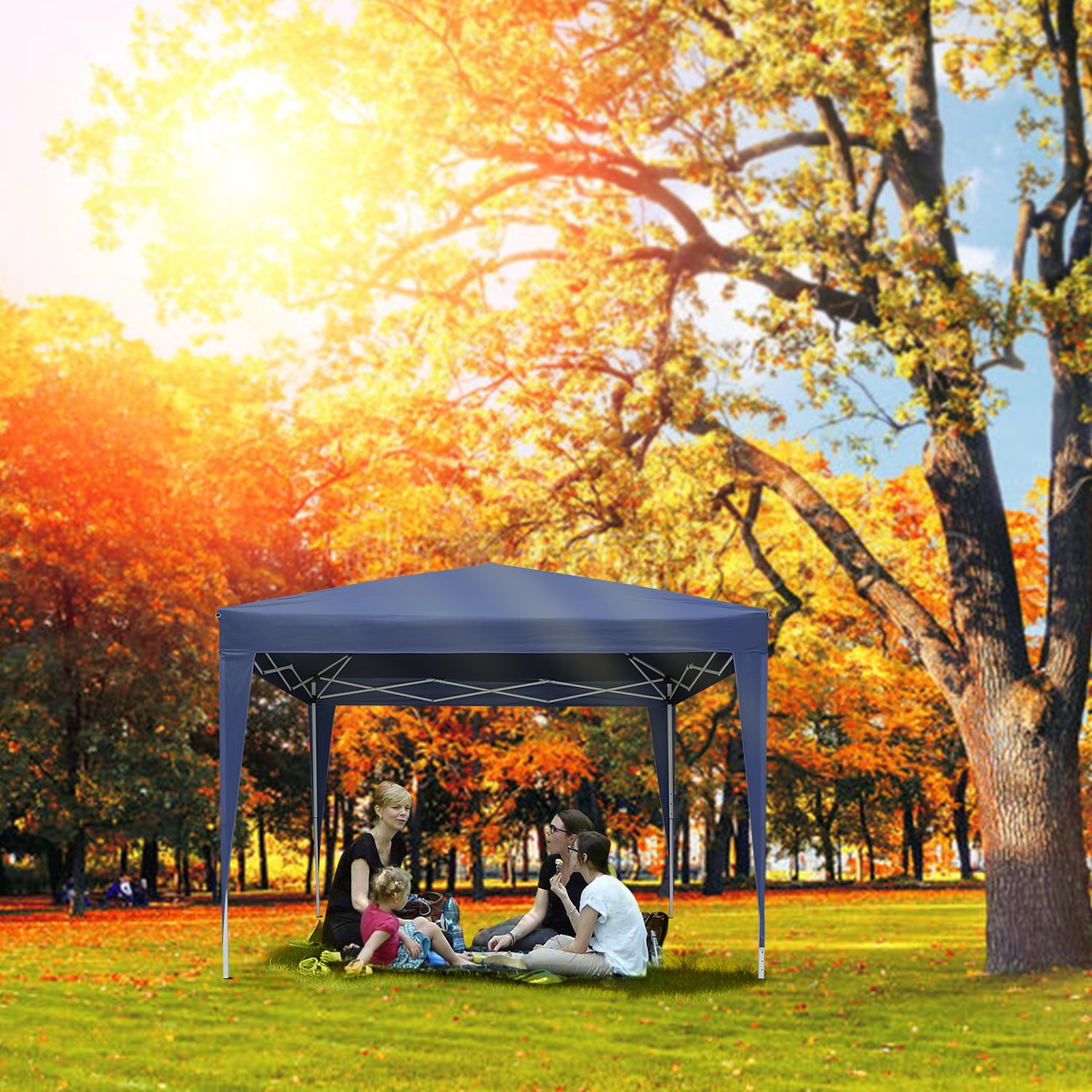 Pavillon 3x6m Festzelt Faltpavillon Gartenzelt Wasserdicht 6