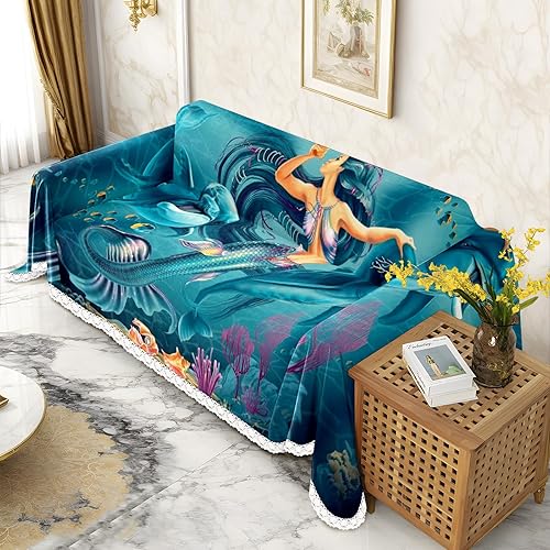 Vista 69 de Funda de sofá con estampado de margaritas, fundas de sofá resistentes a las manchas, protector universal de muebles