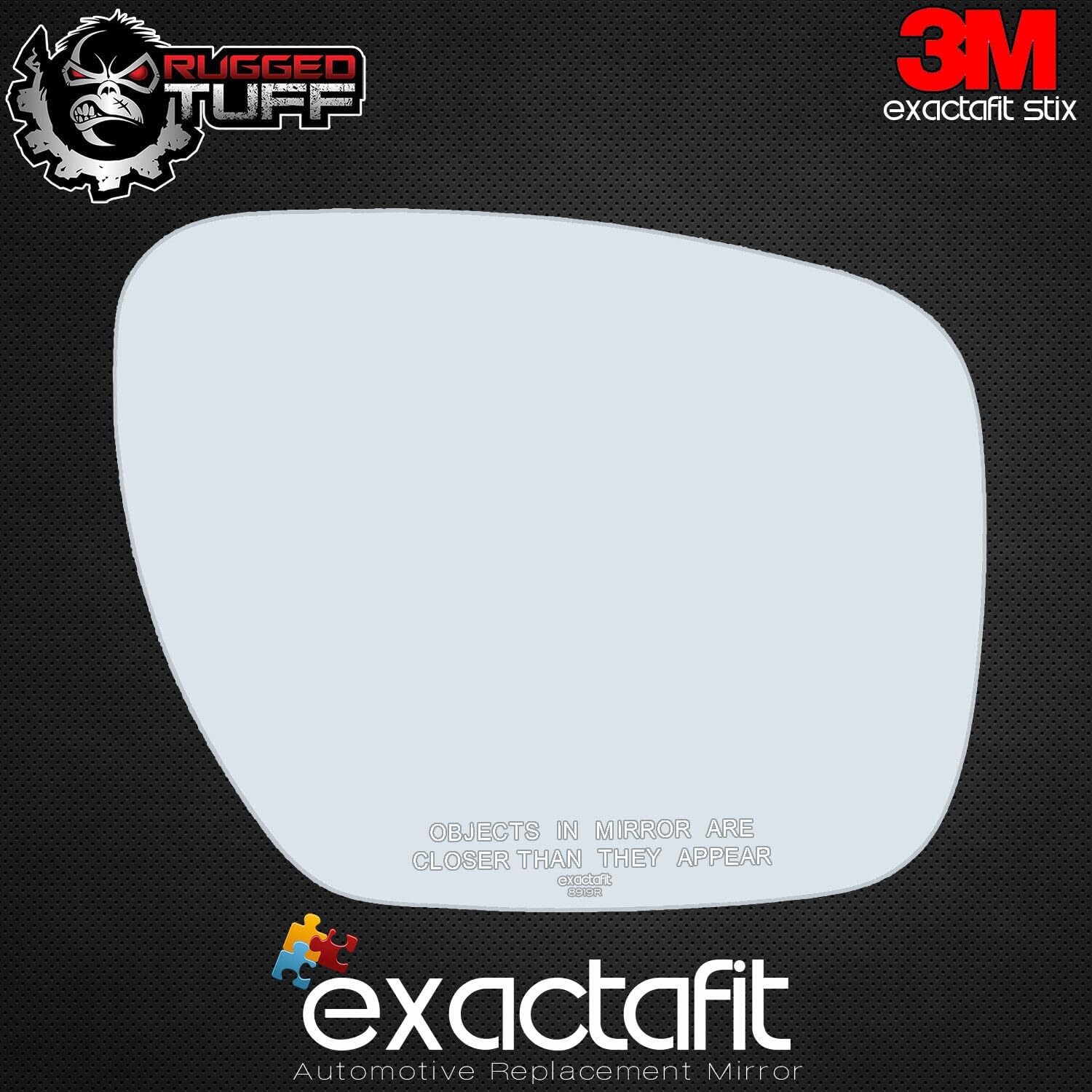 Passenger Side Mirror Glass Replacement For 2006-2015 Mazda 5, 2007-2012 CX7 CX-7, 2007-2009 CX9 CX-9 Right Door Mirrors exactafit 8919R